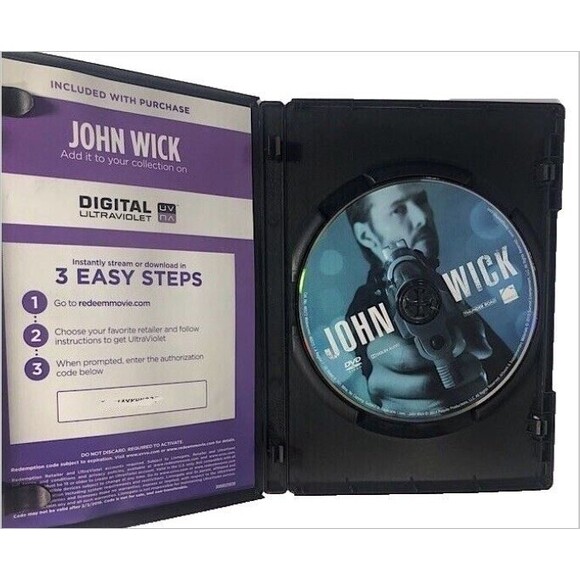 John Wick Chapter 2 4K Ultra HD,Blu-ray + Digital HD, -EX & Free JW-1 DVD - Picture 8 of 9